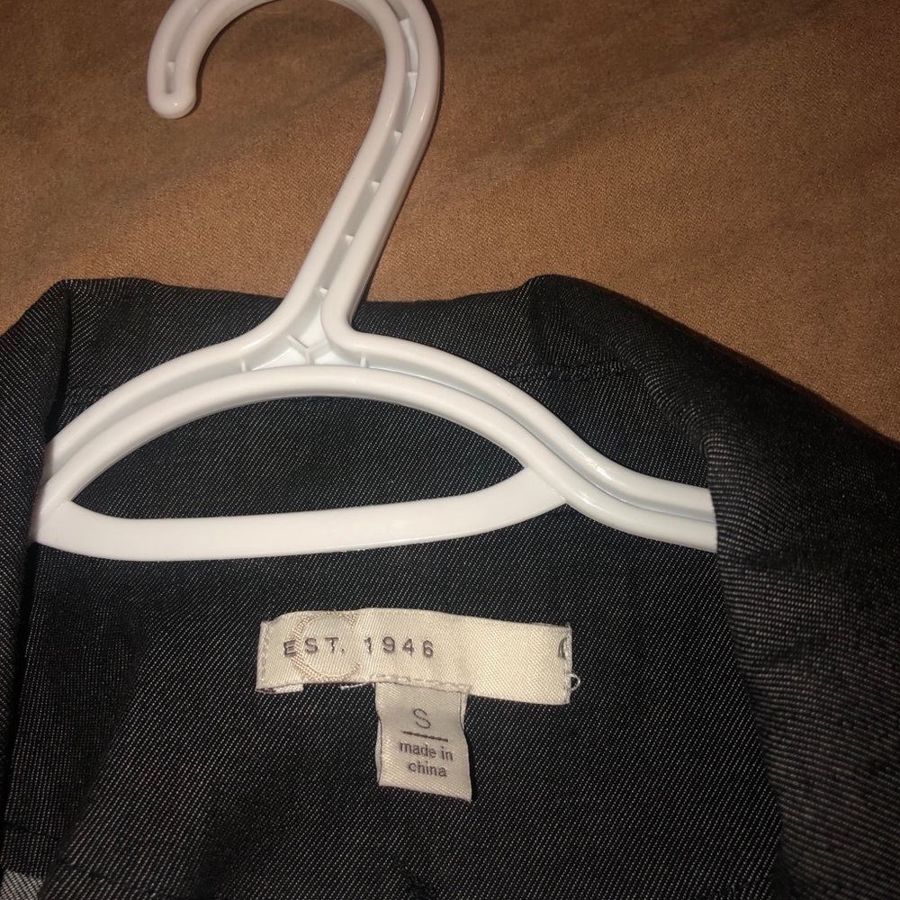 Black Dressy Denim Jacket